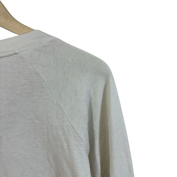 Faherty Large Cloud Cotton Henley Top Partial Button Long Sleeve Womens - Picture 13 of 15